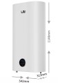 Bojler elektryczny LIN LIFVD1SMWH 100L UNIVERSAL biały WiFi - 3096710