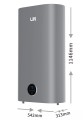 Bojler elektryczny LIN LIFVD1SMGY 100L UNIVERSAL szary WiFi - 3096721