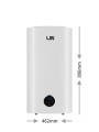 Bojler elektryczny LIN LIFVD1SMWH 50L UNIVERSAL szary - 3096753
