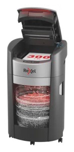 Niszczarka Rexel ShredMax AutoFeed+ 300M, P5, 300 kartek, 25 l kosz