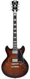 D'Angelico Premier Mini DC Brown Burst gitara elektryczna