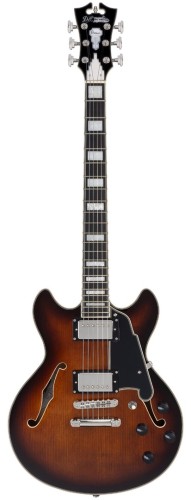 D'Angelico Premier Mini DC Brown Burst gitara elektryczna - 3092455