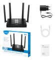 Cudy AP3000D punkt dostępowy WLAN 2402 Mbit/s Czarny - 3092579
