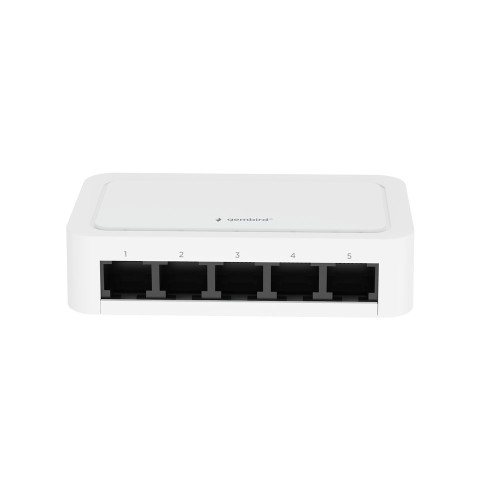 GEMBIRD SWITCH DESKTOP 5-PORTOWY GIGABIT LAN (5X 10/100/1000MBPS) BIAŁY - 3098386
