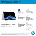 HP OmniBook 5 Flip 14-fp0216nw Core 7 150U 14.0"2K OLED Touch 300nits LBL 16GB LPDDR5 SSD512 Intel Graphics Cam1080p 68Wh Win11 Glacier Silver - 3098873