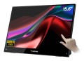 Verbatim Portable 15.6" FHD Touch Monitor LIGHT Przenośny monitor Czarny 39,6 cm (15.6") LCD 1920 x 1080 px - 2980398