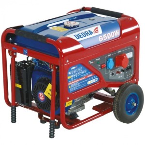 DEDRA DEGB7503K agregat prądotwórczy 6000 W 25 l Benzynowy Czerwony