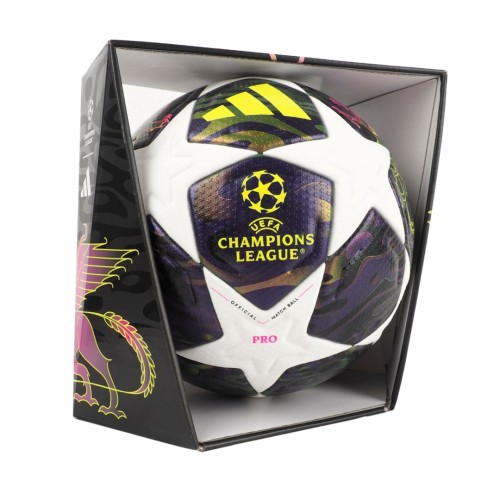 Piłka nożna adidas UCL 25/26 Final Pro fioletowo-biała JX9077 5 - 3093698