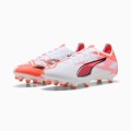 PUMA Ultra 5 Match FG/AG Piłka nożna Unisex Pomarańczowy, Biały - 3099675