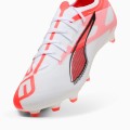 PUMA Ultra 5 Match FG/AG Piłka nożna Unisex Pomarańczowy, Biały - 3099691
