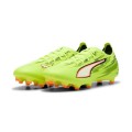PUMA Ultra 6 Match FG/AG Piłka nożna Męski Czarny, Zielony - 3099699