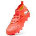 PUMA Future 9 Match FG/AG Jr Piłka nożna Męski Pomarańczowy, Biały - 3099728