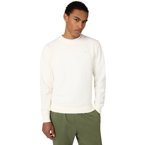 Bluza męska Champion Crewneck Sweatshirt kremowa 220785 YS084 L - 3094330