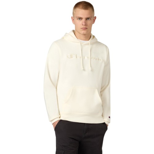Bluza męska Champion Hooded Sweatshirt kremowa 220782 YS084 XL - 3094422