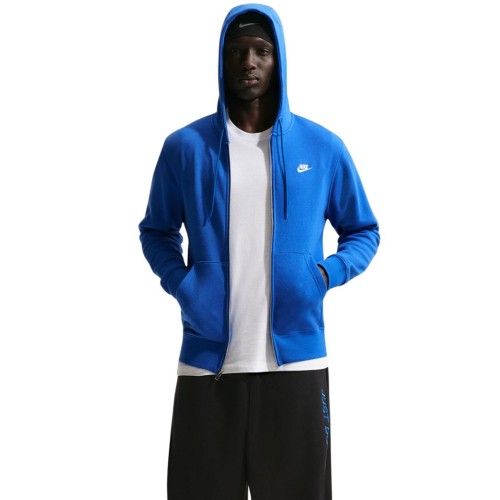 Bluza męska Nike Club BB FZ Hoodie niebieska FN3861 480 M - 3094299