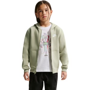 Bluza dla dzieci Nike Sportswear Club Fleece jasnozielona FD3004 304   XL