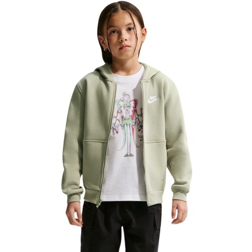Bluza dla dzieci Nike Sportswear Club Fleece jasnozielona FD3004 304   XL - 3094386