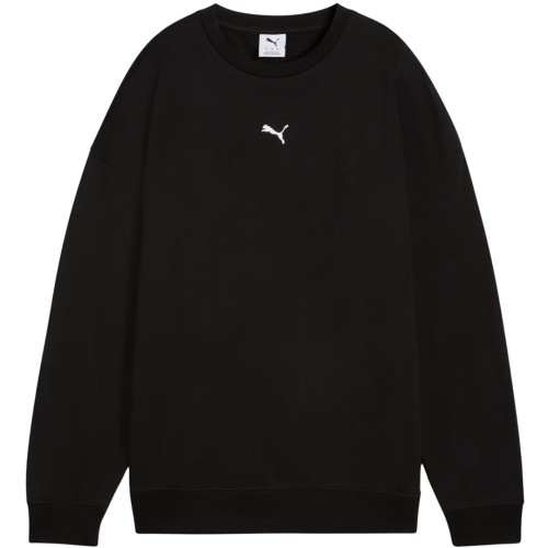 Bluza damska Puma ESS Oversized Crew TR czarna 685401 01 XL - 3094397