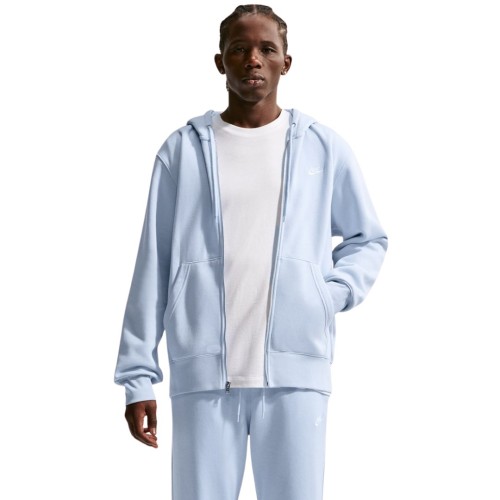 Bluza męska Nike Club BB FZ Hoodie błękitna FN3861 407 L - 3094442