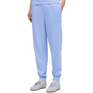 Spodnie damskie Puma ESS Script Comfort niebieskie 691763 60 L