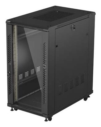 Lanberg FF01-6022-12B stojak 22U Stojak wolnostojący Czarny - 3100019