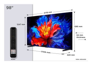 Telewizor TCL 98P8K Neo QLED 98" 4K Ultra HD 144Hz Google TV Dolby Atmos Metaliczny