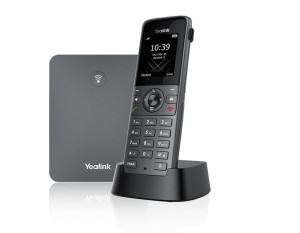 Yealink W73P Bezprzewodowy Telefon IP Mobilny Szary 1,8 Calowy Wyświetlacz 100 Pozycji Książki Telefonicznej