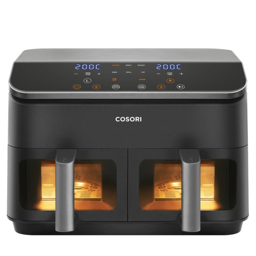 COSORI Dual Basket Chef Edition Frytownica beztłuszczowa Czarny - 3096995