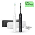 Philips HX7119/02 szczoteczka elektryczna Dorosły Soniczna szczoteczka do zębów Czarny, Biały - 3097419