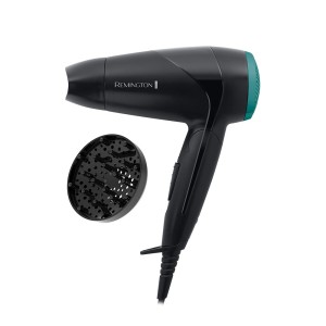 Suszarka do włosów REMINGTON Compact On The Go D1500 (2000W; kolor czarny)