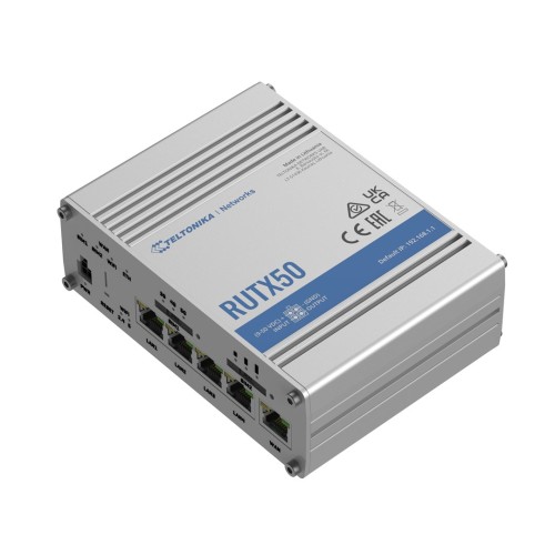Router Teltonika RUTX50 bezprzewodowy Gigabit Ethernet 5G Stal nierdzewna - 3101774