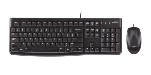 Zestaw klawiatura + mysz Logitech MK120 920-002562 (membranowa; USB 2.0; (US); kolor czarny; optyczna; 1000 DPI) (WYPRZEDAŻ)