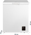 Zamrażarka skrzyniowa Gorenje FH14EAW | klasa E | 142 l | 7 kg/24h | 85 cm | FastFreeze | FreezeProtect -15°C | zamek | biały (OUTLET) - 3105101