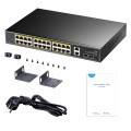 Switch Cudy GS1026PS2 Niezarządzany Gigabit Ethernet (10/100/1000) Obsługa PoE Czarny - 2815479