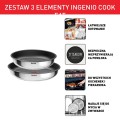 Zestaw 2 patelni TEFAL Ingenio Cook Eat L8813S75 - 3104255