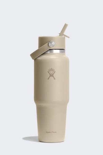 Butelka termiczna Hydro Flask 32 Oz Wide Flex Straw Travel Bottle (946 ml) - oat - 3104966