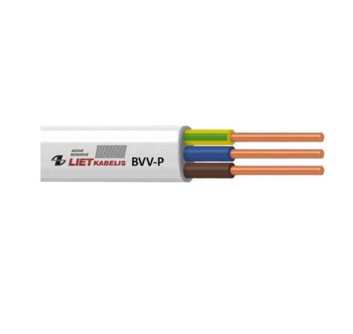 CABLE BVV-P 2X2.5 WHITE 100M - 2972368