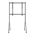 MACLEAN STAND POD TV STAND / WÓZEK DO TV MACLEAN, NA KÓŁKACH, 37-80", MAX. OBCIĄŻENIE 50KG, MAX. VESA 600X400, CZARNY, MC-180 - 3103921