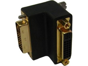 Adapter Delock DVI-I(M)(24+5) Dual link -> DVI-I(F)(24+5) Dual link Kątowy