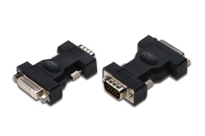 Adapter DIGITUS DVI-I (24+5) /Ż - DSUB 15 pin /M