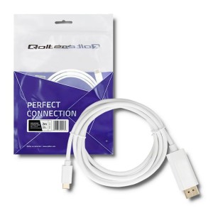 Kabel adapter Qoltec USB 3.1 typC M / DisplayPort M 4Kx2K 2m