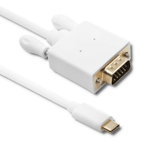 Kabel adapter Qoltec USB 3.1 typC M / VGA M 1080p Alternate mode 2m