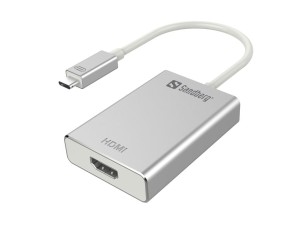 Adapter Sandberg USB(C) -> HDMI Link na kablu