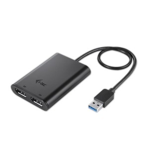 i-tec USB 3.0 / USB-C Dual Display Port Video Adapter 2x 4K 60Hz lub 1x 5K 60Hz