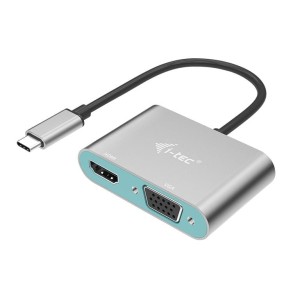 i-tec USB-C do HDMI i VGA Adapter 1x HDMI 4K/30Hz 1x VGA 1080p/60Hz