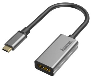 Kabel adapter Hama premium USB-C - HDMI 4K 60Hz