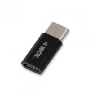 ADAPTER IBOX USB-C(M) -> micro USB (F) BLACK