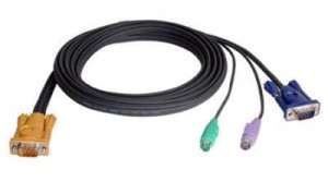 ATEN 2L-5201P Kabel HD15 - SVGA + myszPS + klawPS  1.2m