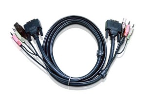 ATEN KABEL 2L-7D02UI DVI-I/USB + AUDIO 1,8M KABEL 2L-7D02UI DVI-I/USB + AUDIO 1,8M