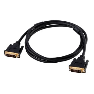 Kabel Akyga AK-AV-06 (DVI-D M - DVI-D M; 1,8m; kolor czarny)